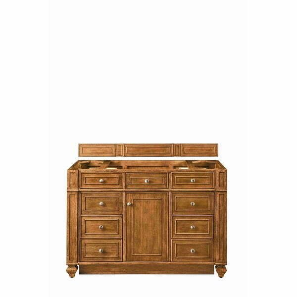 James Martin Vanities Bristol 48in Single Vanity Cabinet, Saddle Brown 157-V48-SBR